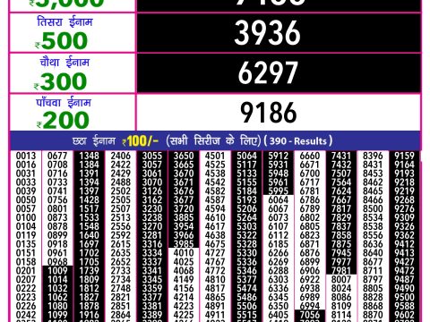Rajshree Lottery Result Today