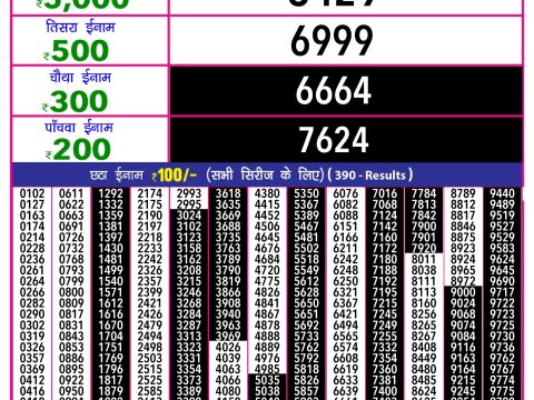 Rajshree Lottery Result Today