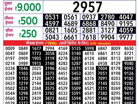 Rajshree Lottery Result Today