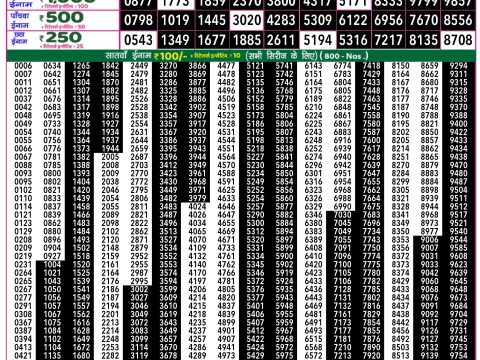 Rajshree Lottery Result Today