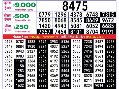 Rajshree Lottery Result Today