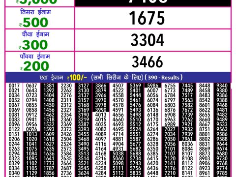 Rajshree Lottery Result Today