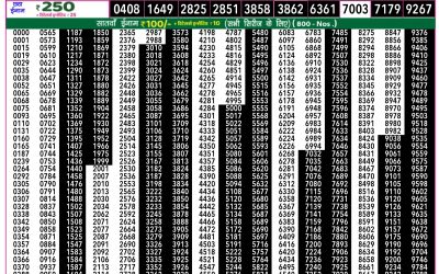 Rajshree 50 Shukra Weekly Lottery 7.30pm Result 22 August 2025