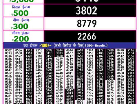 Rajshree Lottery Result Today