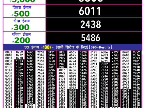 Rajshree Lottery Result Today