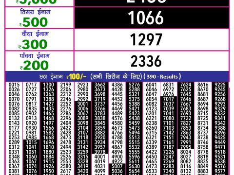 Rajshree Lottery Result Today