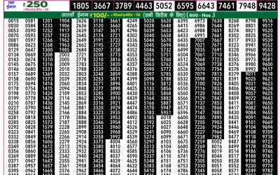 Rajshree 50 Budh Weekly Lottery 7.30pm Result 27 August 2025