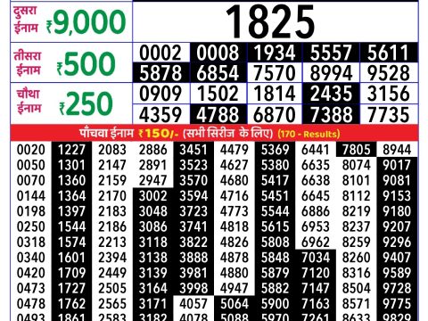 Rajshree Lottery Result Today