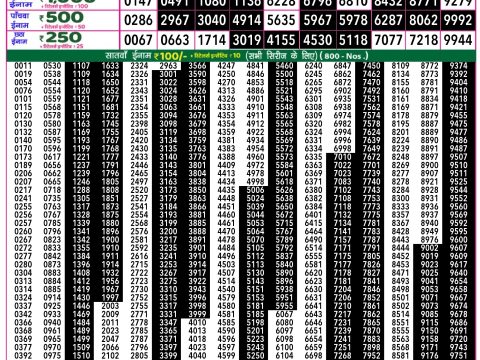 Rajshree Lottery Result Today