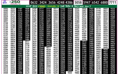 Rajshree 50 Shukra Weekly Lottery 7.30pm Result 1 August 2025