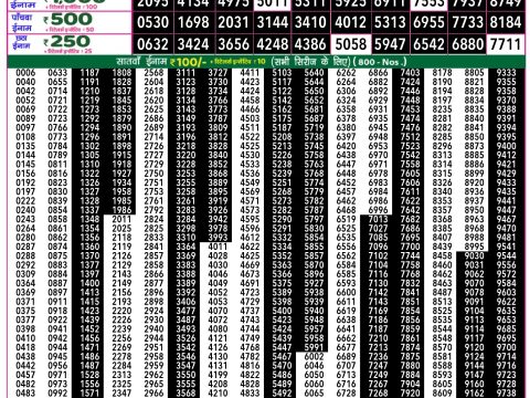Rajshree Lottery Result Today