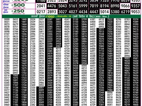 Rajshree Lottery Result Today
