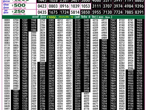 Rajshree Lottery Result Today