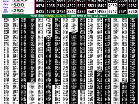 Rajshree Lottery Result Today