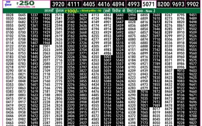 Rajshree 50 Guru Weekly Lottery 7.30pm Result 21 August 2025
