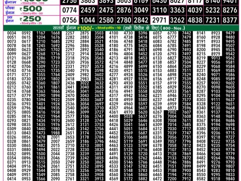 Rajshree Lottery Result Today