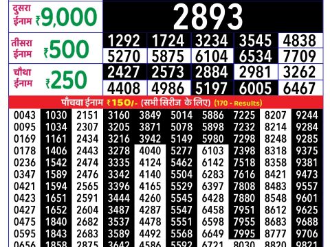 Rajshree Lottery Result Today