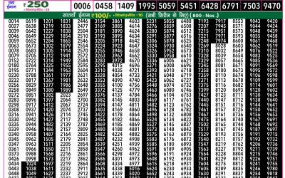 Rajshree 50 Shani Weekly Lottery 7.30pm Result 6 September 2025