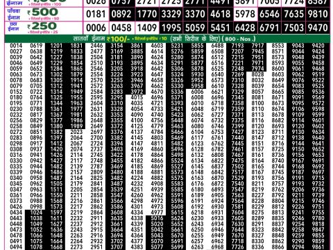 Rajshree Lottery Result Today