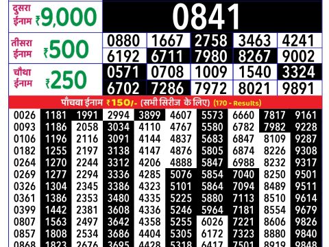 Rajshree Lottery Result Today