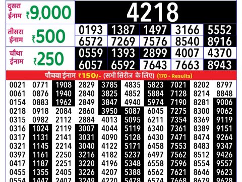 Rajshree Lottery Result Today
