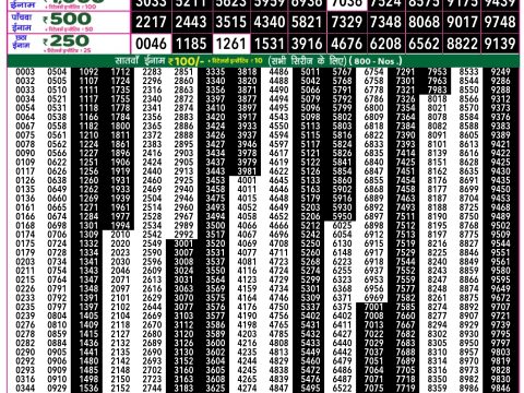 Rajshree Lottery Result Today