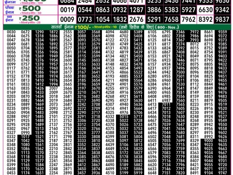 Rajshree Lottery Result Today