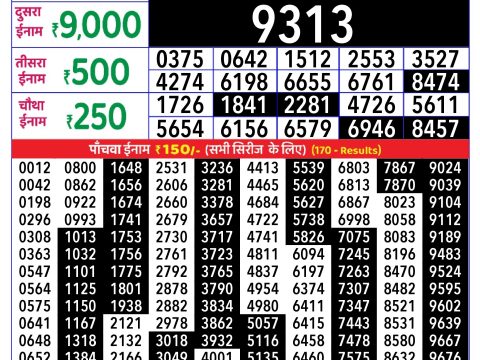Rajshree Lottery Result Today