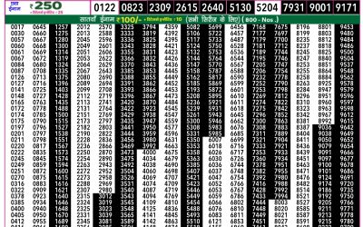 Everest Lottery Result Today Rajshree 50 Mangal Weekly Lottery 7.30pm Result 23 September 2025