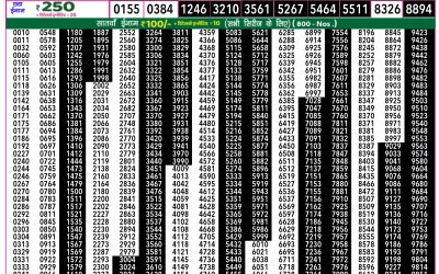 Rajshree 50 Som Weekly Lottery 7:30pm Result 08 September 2025