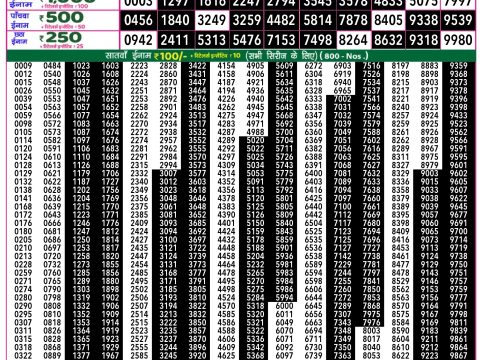 Rajshree Lottery Result Today