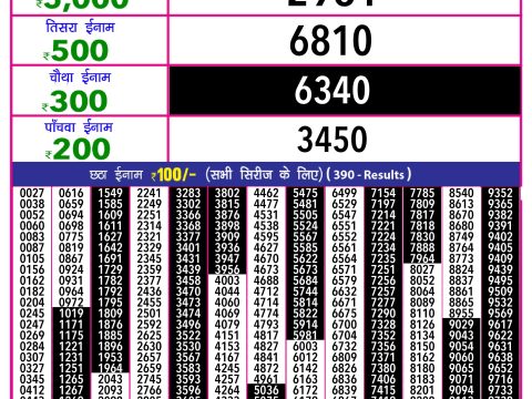 Rajshree Lottery Result Today