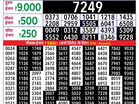 Rajshree Lottery Result Today