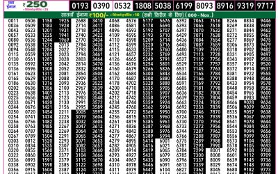 Everest Lottery Result Today Rajshree 50 Mangal Weekly Lottery 7.30pm Result 30 September 2025