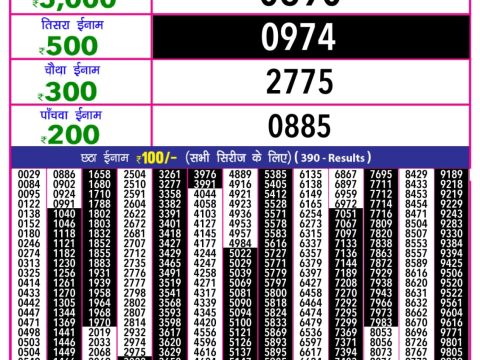 Rajshree Lottery Result Today