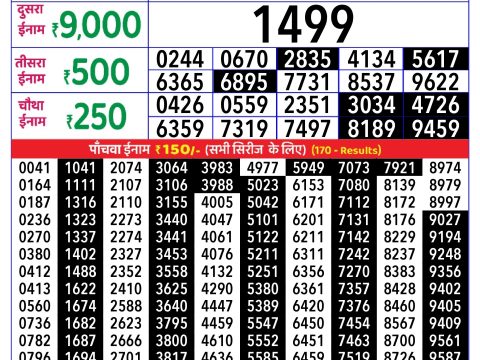 Rajshree Lottery Result Today