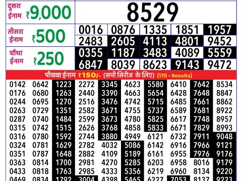 Rajshree Lottery Result Today