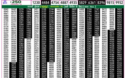 Everest Lottery Result Today Rajshree 50 Ravi Weekly Lottery 7.30pm Result 28 September 2025