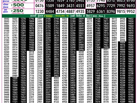 Rajshree Lottery Result Today