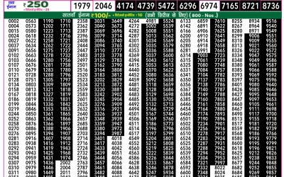 Rajshree 50 Som Weekly Lottery 7:30pm Result 01 September 2025