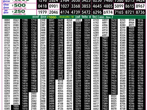 Rajshree Lottery Result Today