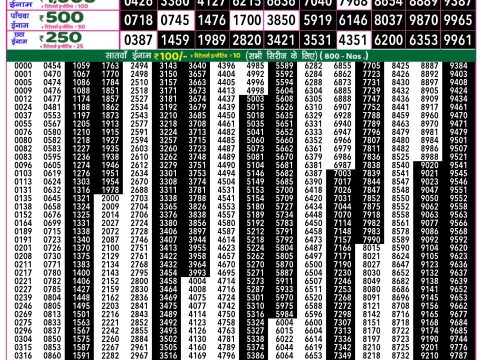 Rajshree Lottery Result Today