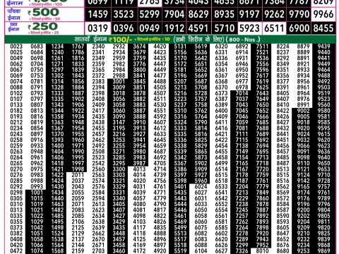 Rajshree Lottery Result Today