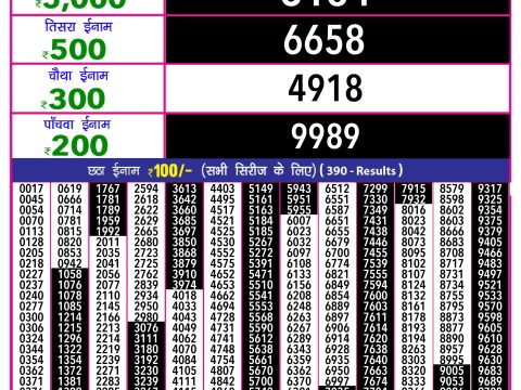 Rajshree Lottery Result Today