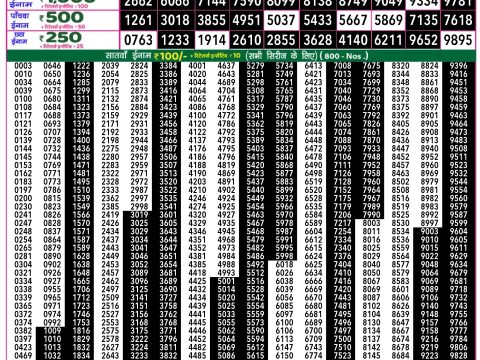 Rajshree Lottery Result Today