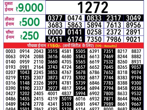Rajshree Lottery Result Today