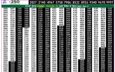 Everest Lottery Result Today Rajshree 50 Guru Weekly Lottery 7:30pm Result 23 October 2025