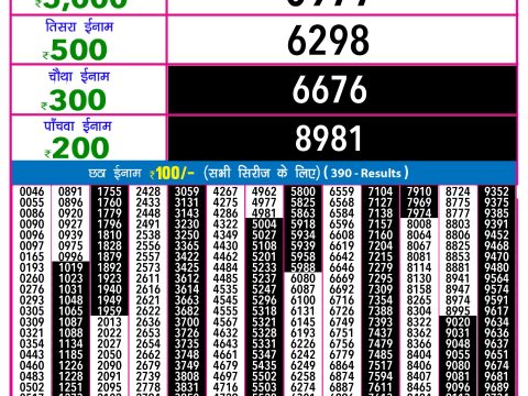 Rajshree Lottery Result Today