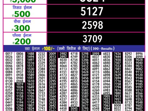 Rajshree Lottery Result Today