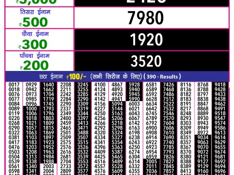 Rajshree Lottery Result Today
